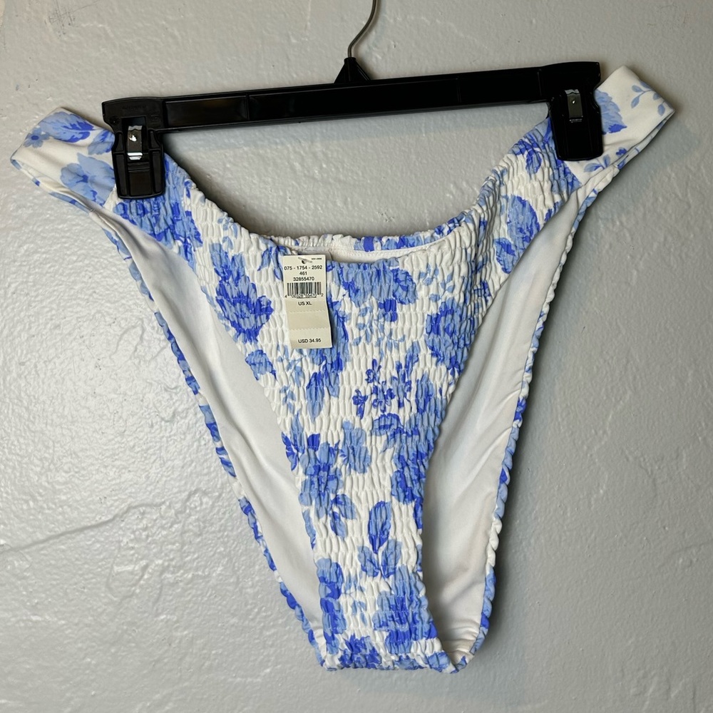 Aerie Blue & White Swim Bottom